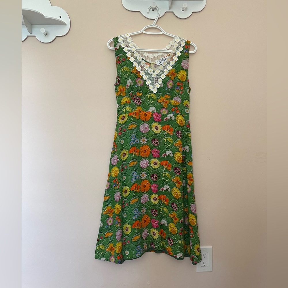 Rachel Antonoff V-Neck Floral Dress